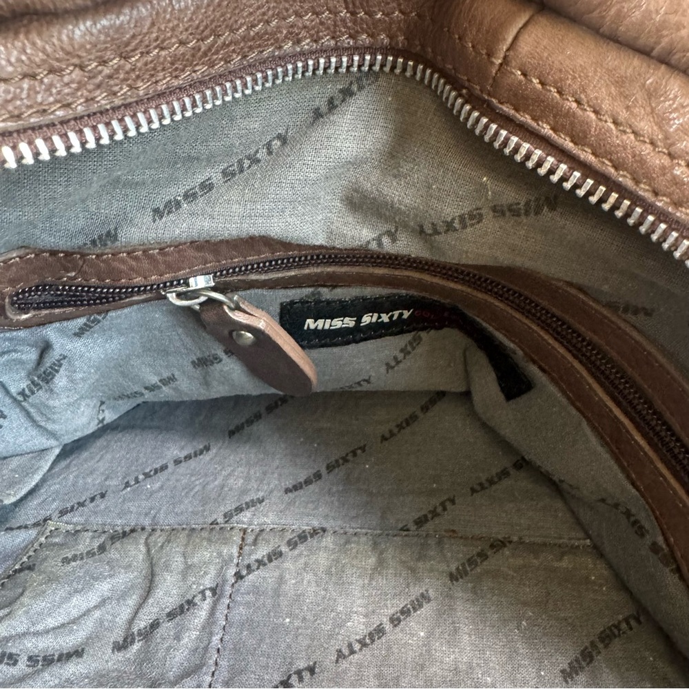 Miss Sixty Brown Tote Bag - Picture 7 of 8